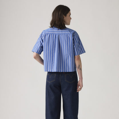 Levi's® Women's Harlie Short-Sleeve Cropped Shirt