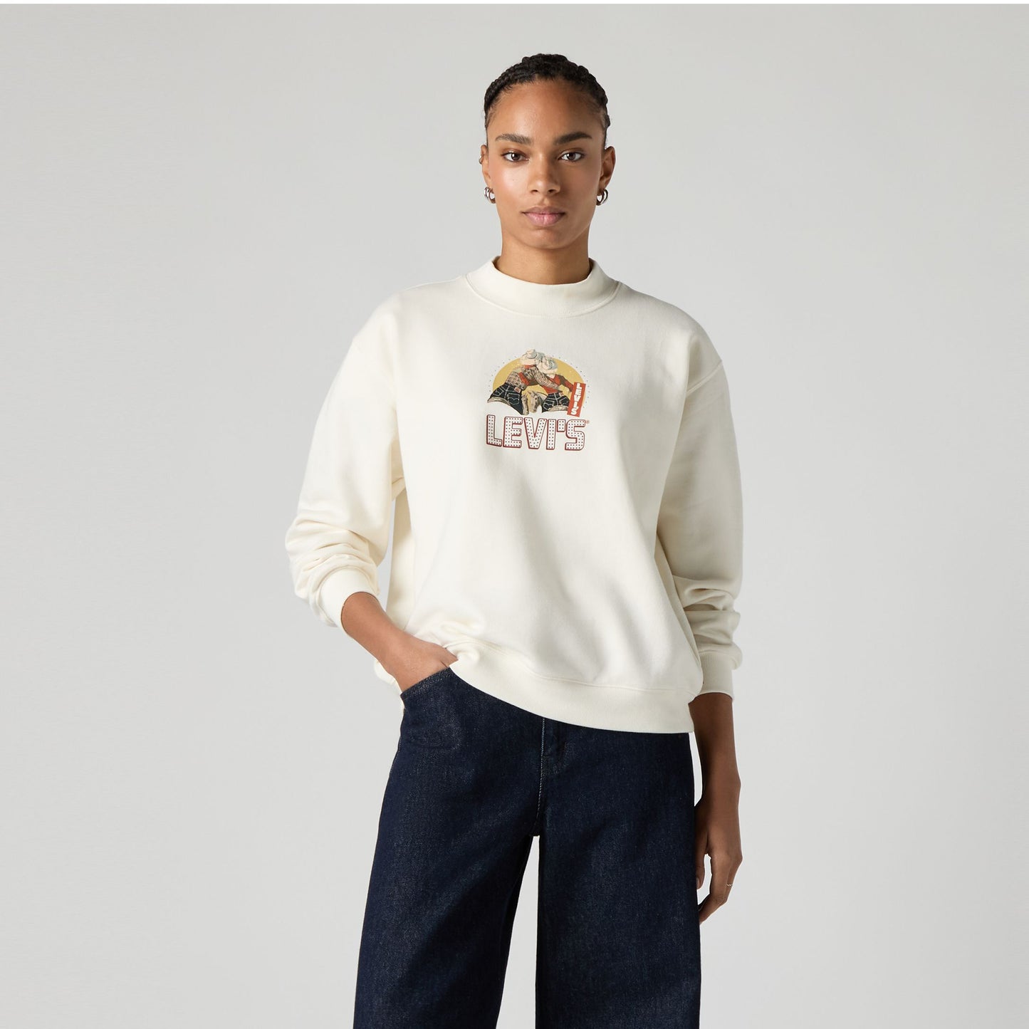 Levi's® Women's Graphic Collins Mockneck Sweatshirt