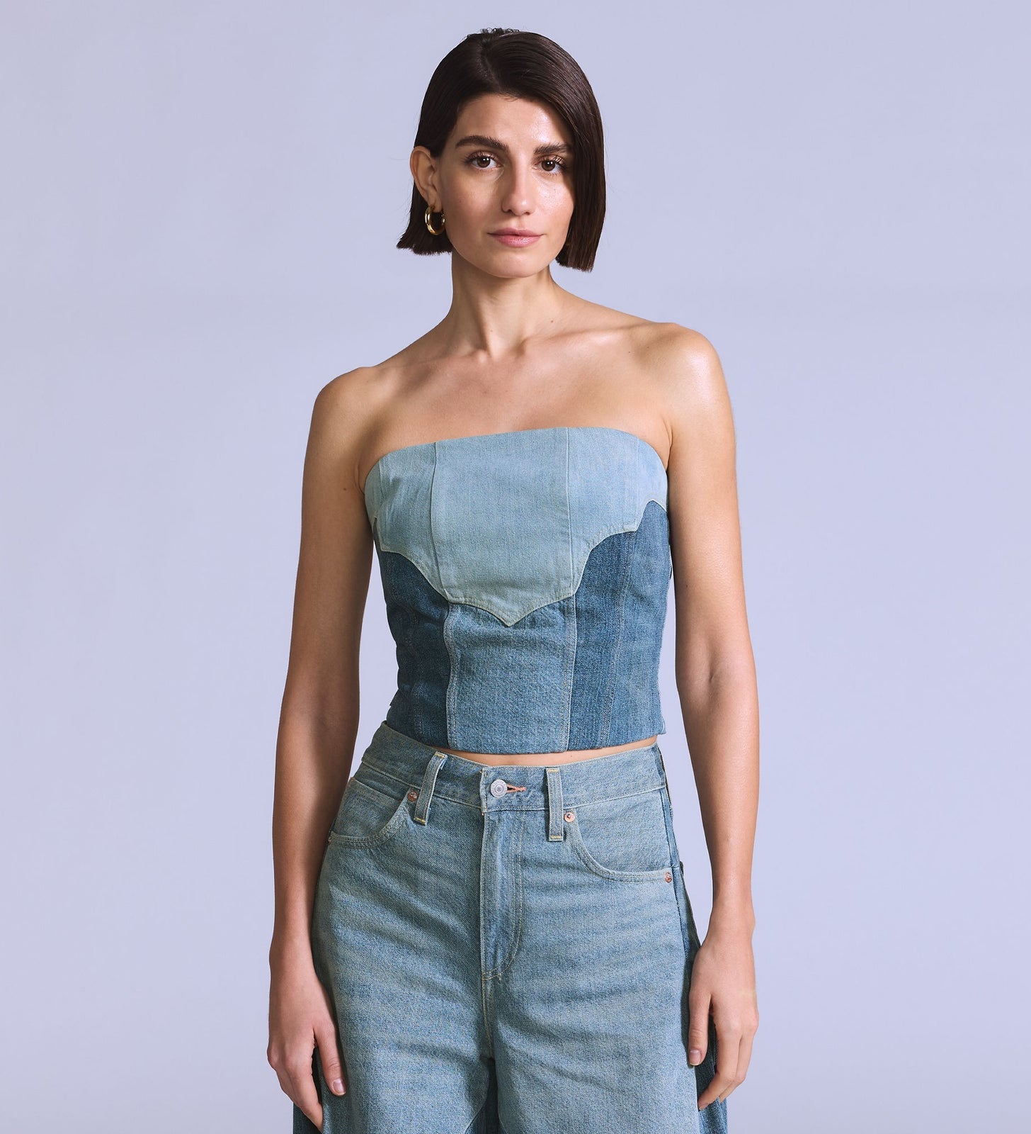 levi's® blue tab™ women's roper bustier 004TP0000M- Medium Indigo – Levi's Hong Kong