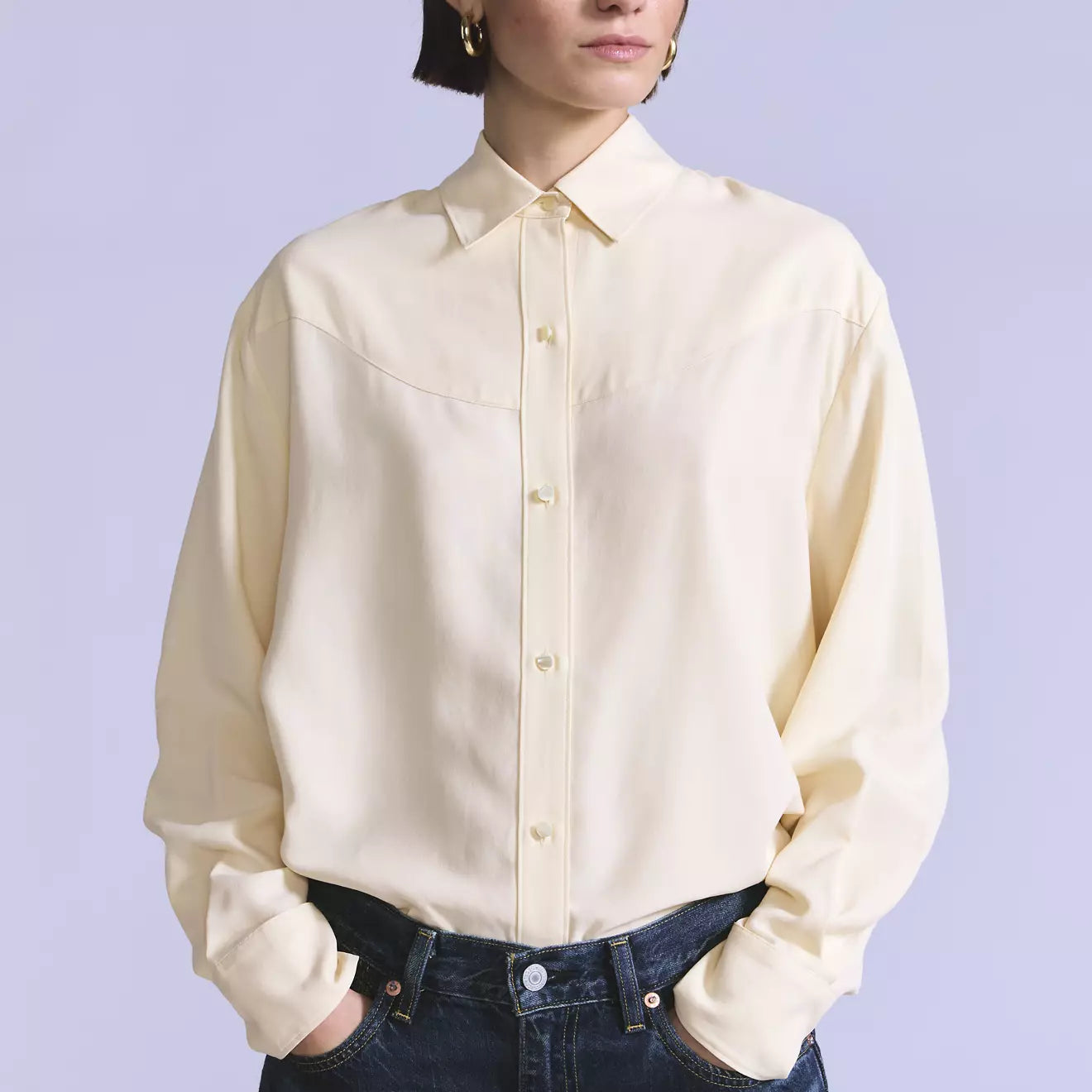 levi's® blue tab™ rider 騎士襯衫 | 女裝   004TS0000XS- White – Levi's 香港