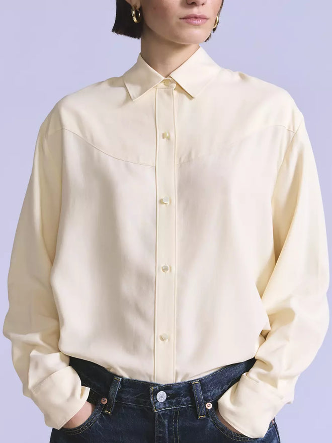 levi's® blue tab™ rider 騎士襯衫 | 女裝   004TS0000XS- White  – Levi's 香港