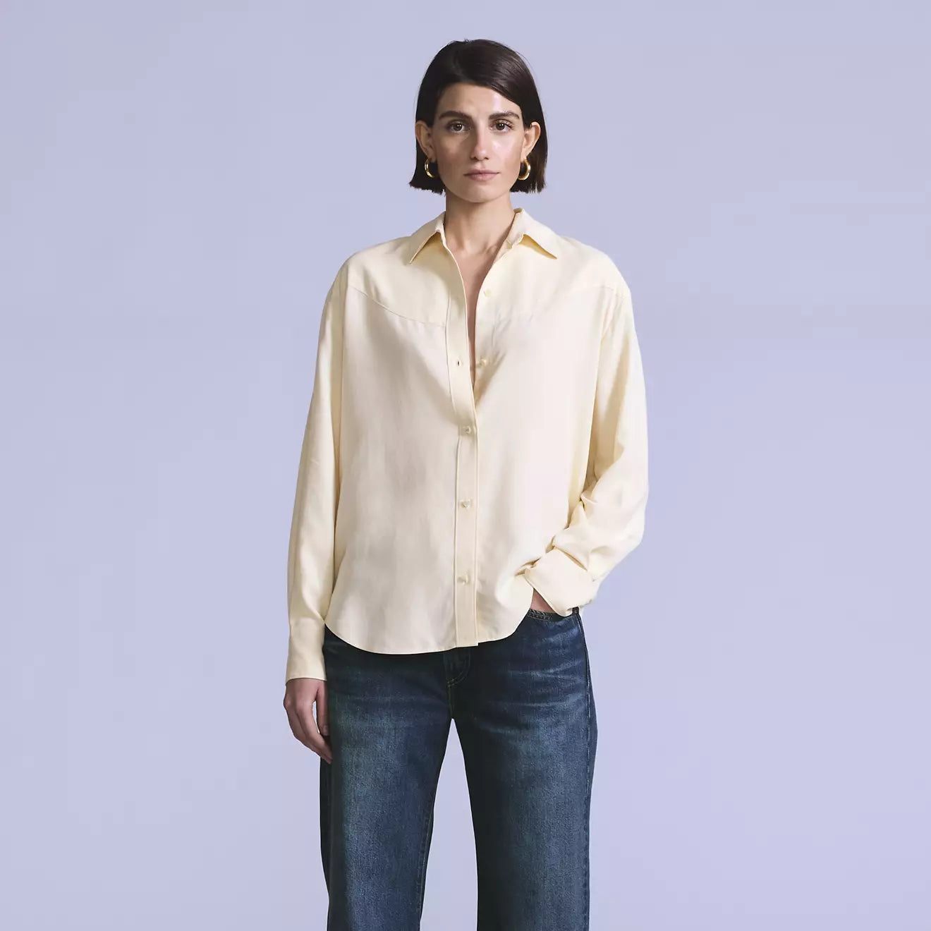 levi's® blue tab™ rider 騎士襯衫 | 女裝   004TS0000XS- White – Levi's 香港