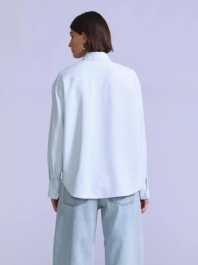 levi's® blue tab™ rider 騎士襯衫 | 女裝   004TS0001XS- Blue  – Levi's 香港