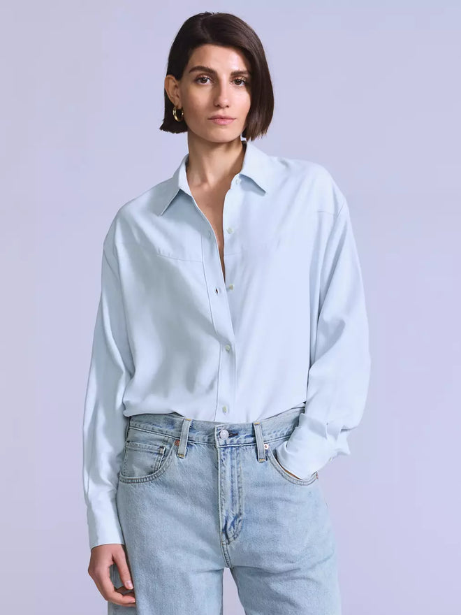 levi's® blue tab™ rider 騎士襯衫 | 女裝   004TS0001XS- Blue  – Levi's 香港