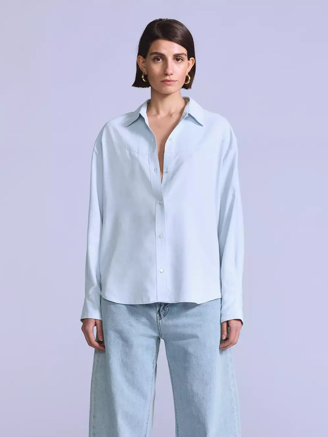 levi's® blue tab™ rider 騎士襯衫 | 女裝   004TS0001XS- Blue  – Levi's 香港