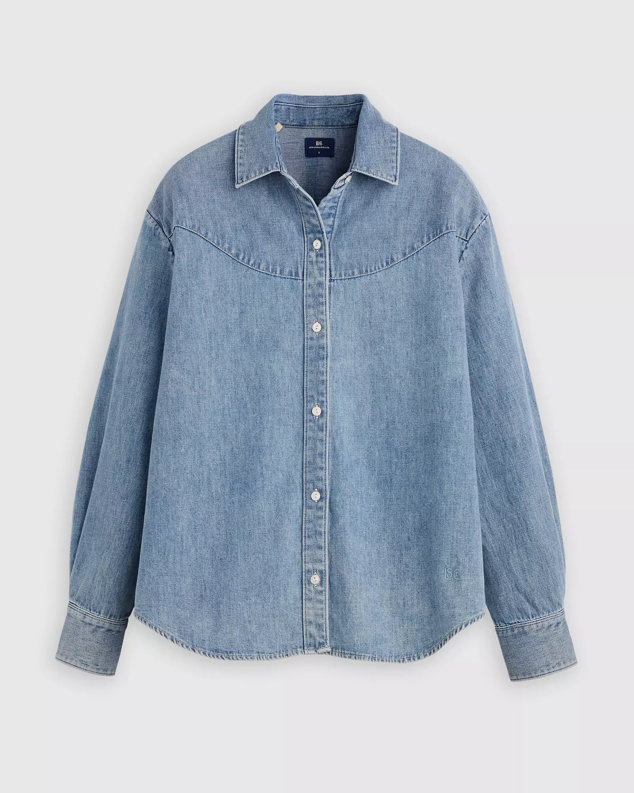 levi’s®  women's made of japan rider shirt 004TS0003XS- Blue – Levi's Hong Kong
