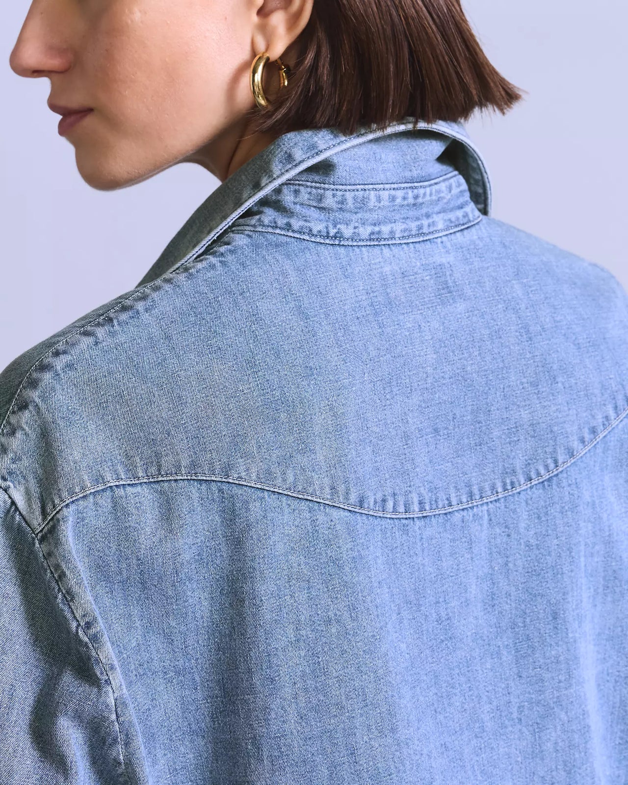 levi’s®  women's made of japan rider shirt 004TS0003XS- Blue – Levi's Hong Kong