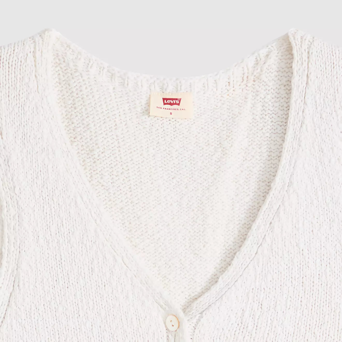 Levi's® Helen Mini Bouclé 迷你羊毛背心 | 女裝  