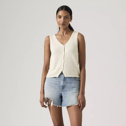 Levi's® Helen Mini Bouclé 迷你羊毛背心 | 女裝  