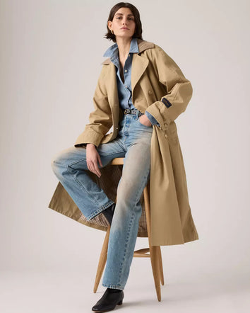 levi's® bree 經典長風衣 | 女裝 005AP0003XS- Vintage Wash  – Levi's 香港