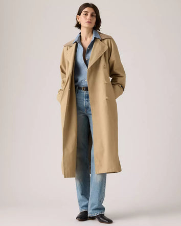 levi's® bree 經典長風衣 | 女裝 005AP0003XS- Vintage Wash  – Levi's 香港