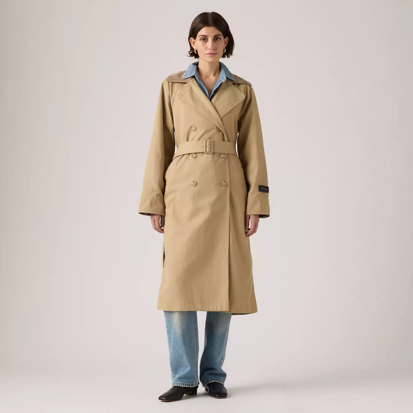 levi's® bree 經典長風衣 | 女裝 005AP0003XS- Vintage Wash – Levi's 香港