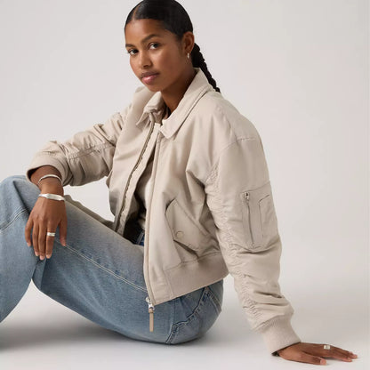 Levi's® Women's Bowie Cropped Bomber Jacket