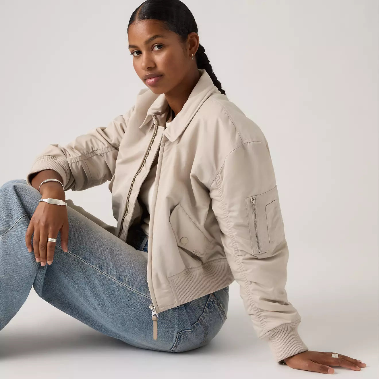 levi's® bowie 短版飛行員外套 | 女裝 005AQ0002XS- Multicolor – Levi's 香港