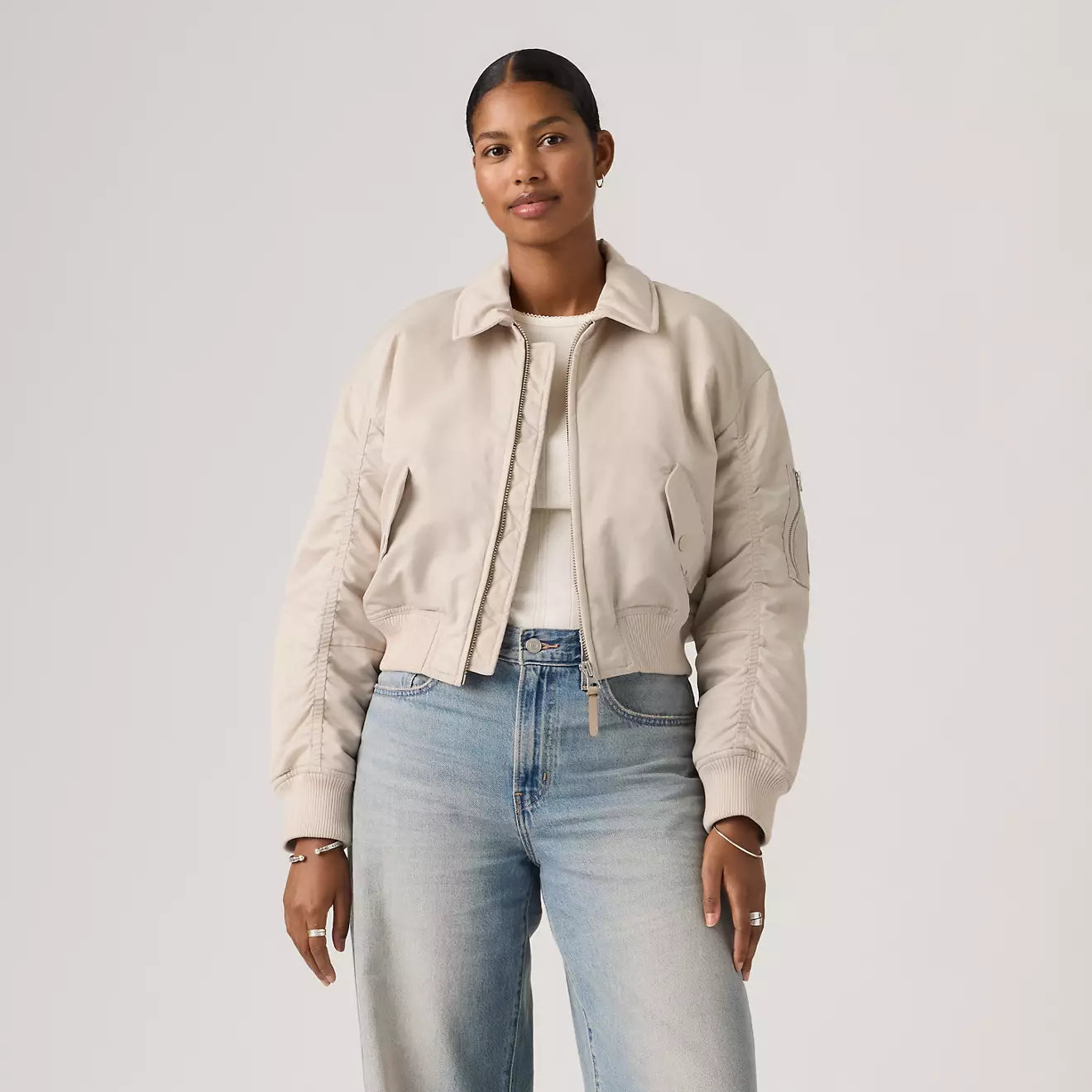 levi's® bowie 短版飛行員外套 | 女裝 005AQ0002XS- Multicolor – Levi's 香港