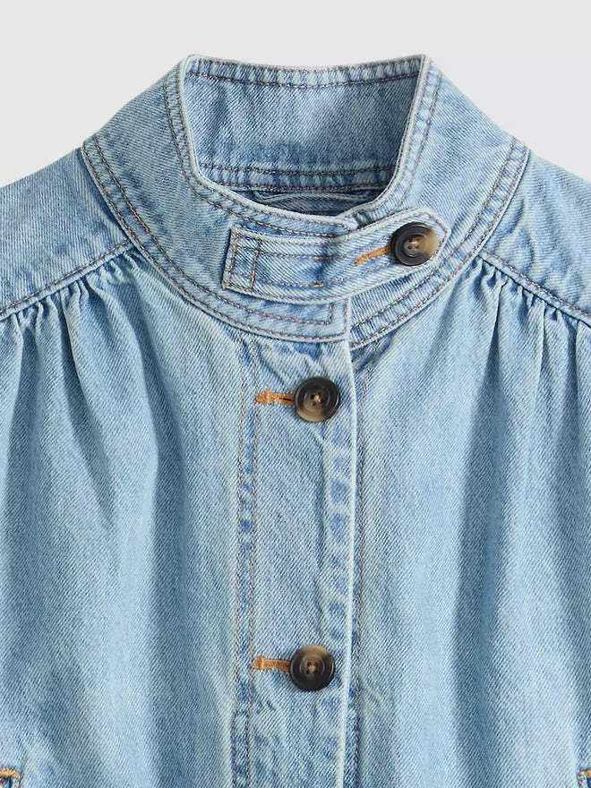 levi's® women's parker pretty short coat 005AY0006XS- Medium Indigo  – Levi's Hong Kong