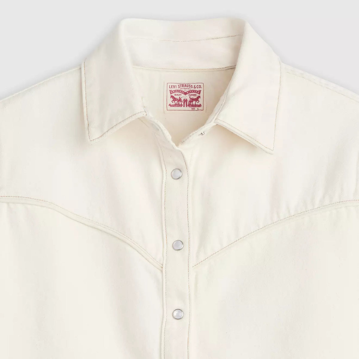  Levi's® Logan 短袖牛仔襯衫 | 女裝  