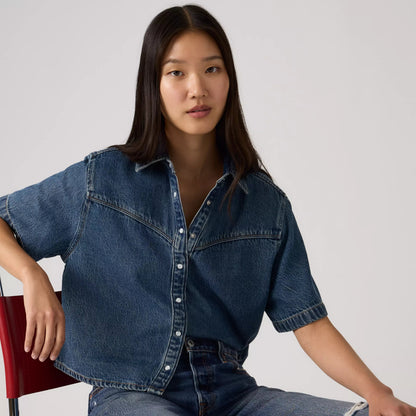 Levi's® Women's Logan Short-Sleeve Denim Shirt