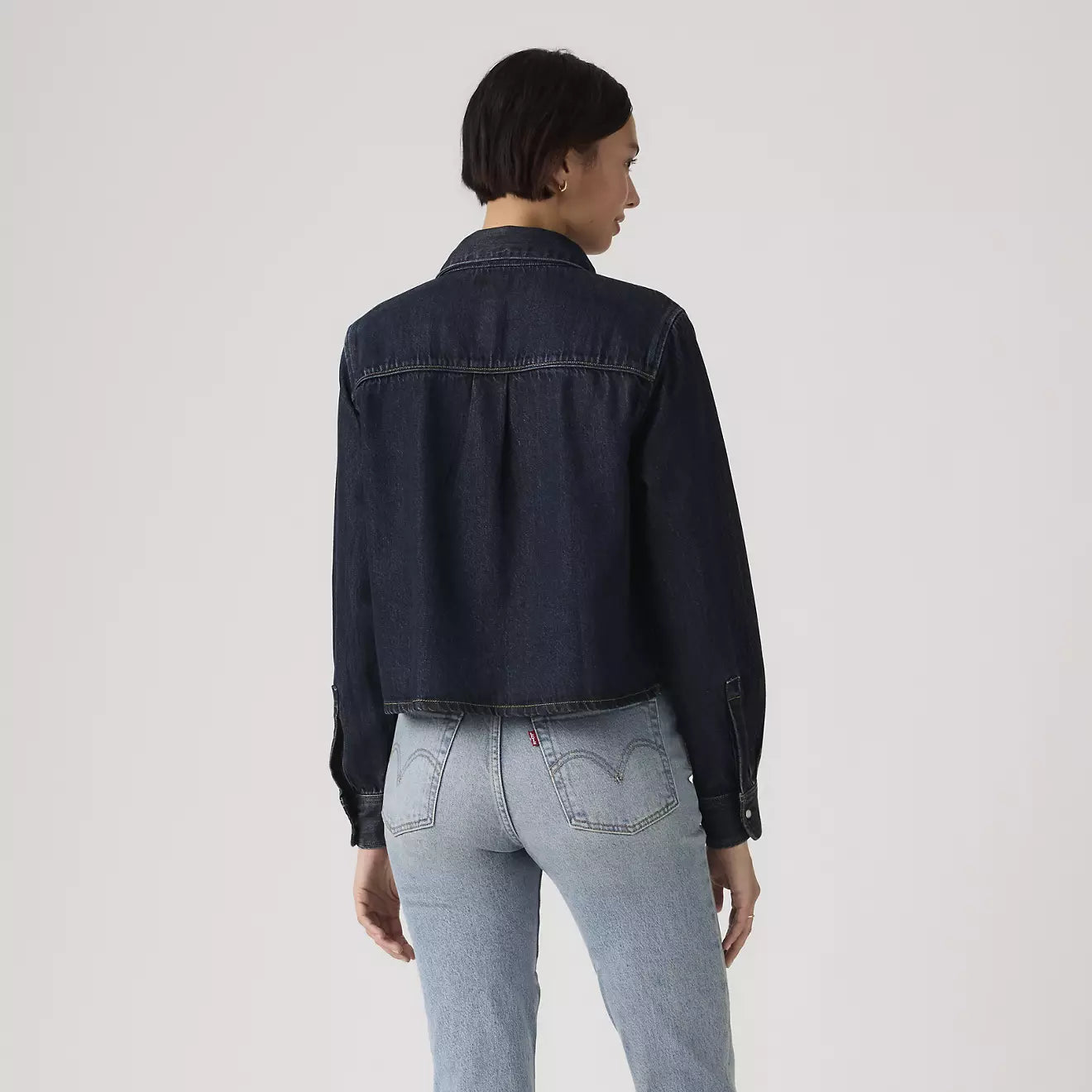 levi's® logan shacket | 女裝 005DW0000XS- Dark Indigo – Levi's 香港