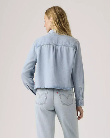 levi's® logan shacket | 女裝 005DW0001XS- Light Indigo  – Levi's 香港