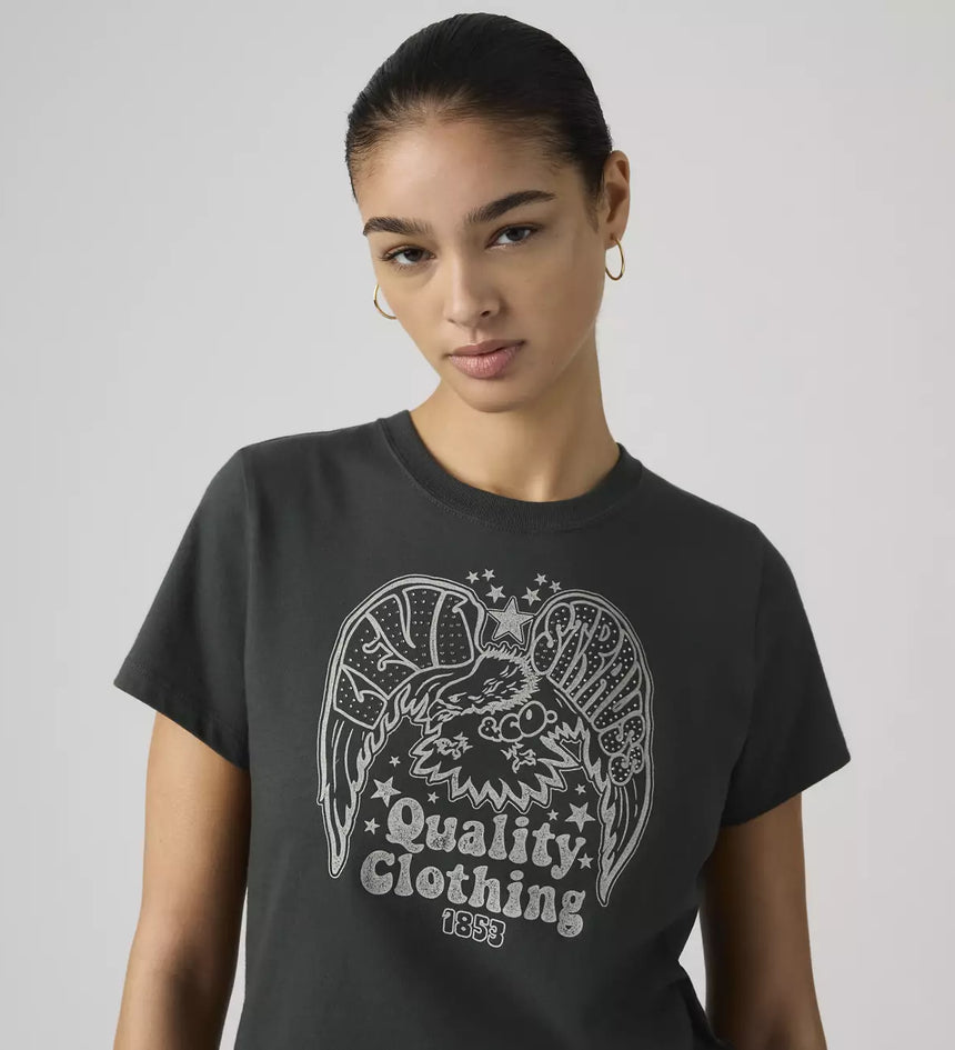 levi's® women's graphic favorite tee 005GV0009XS- Black – Levi's Hong Kong