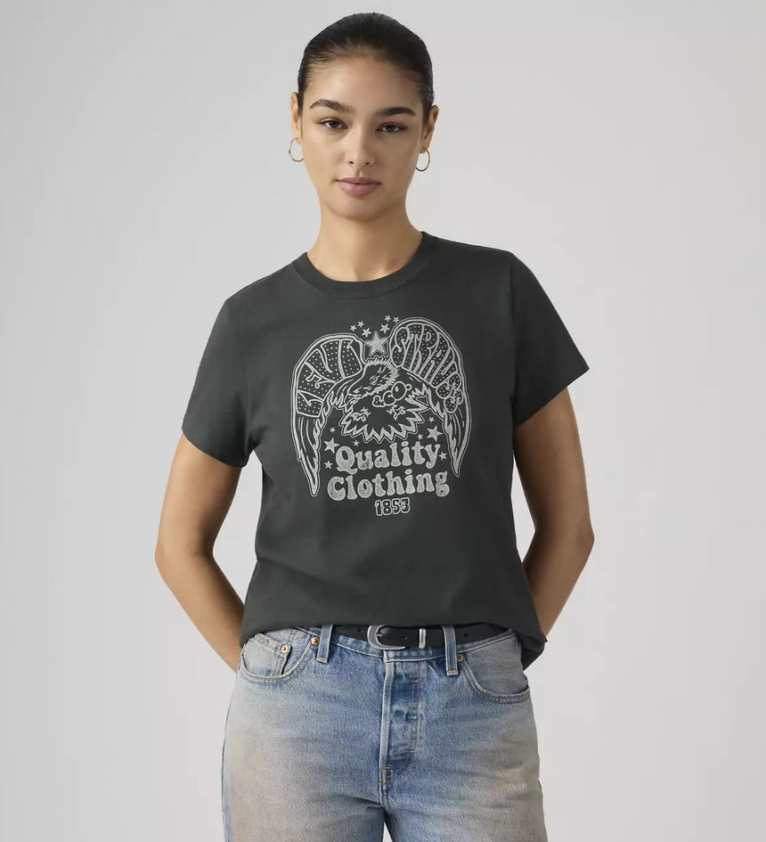 levi's® women's graphic favorite tee 005GV0009XS- Black – Levi's Hong Kong