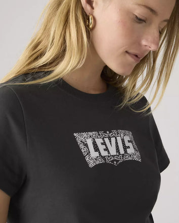 levi's® women's graphic favorite tee 005GV0030XS- Black  – Levi's Hong Kong