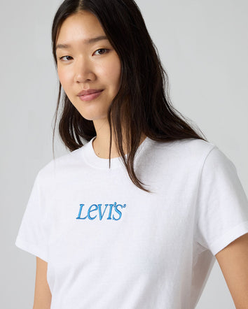 levi's® women's graphic favorite tee 005GV0086XS- White  – Levi's Hong Kong