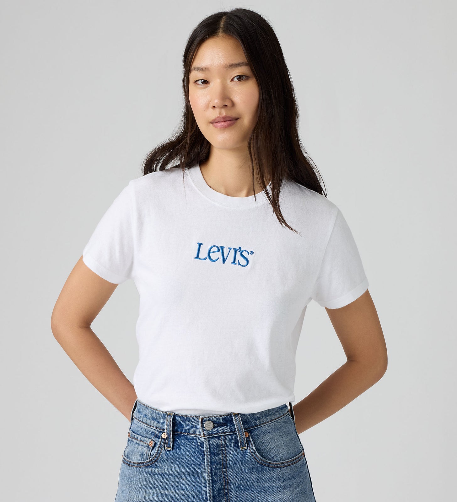 levi's® women's graphic favorite tee 005GV0086XS- White – Levi's Hong Kong