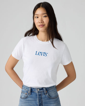 levi's® women's graphic favorite tee 005GV0086XS- White  – Levi's Hong Kong