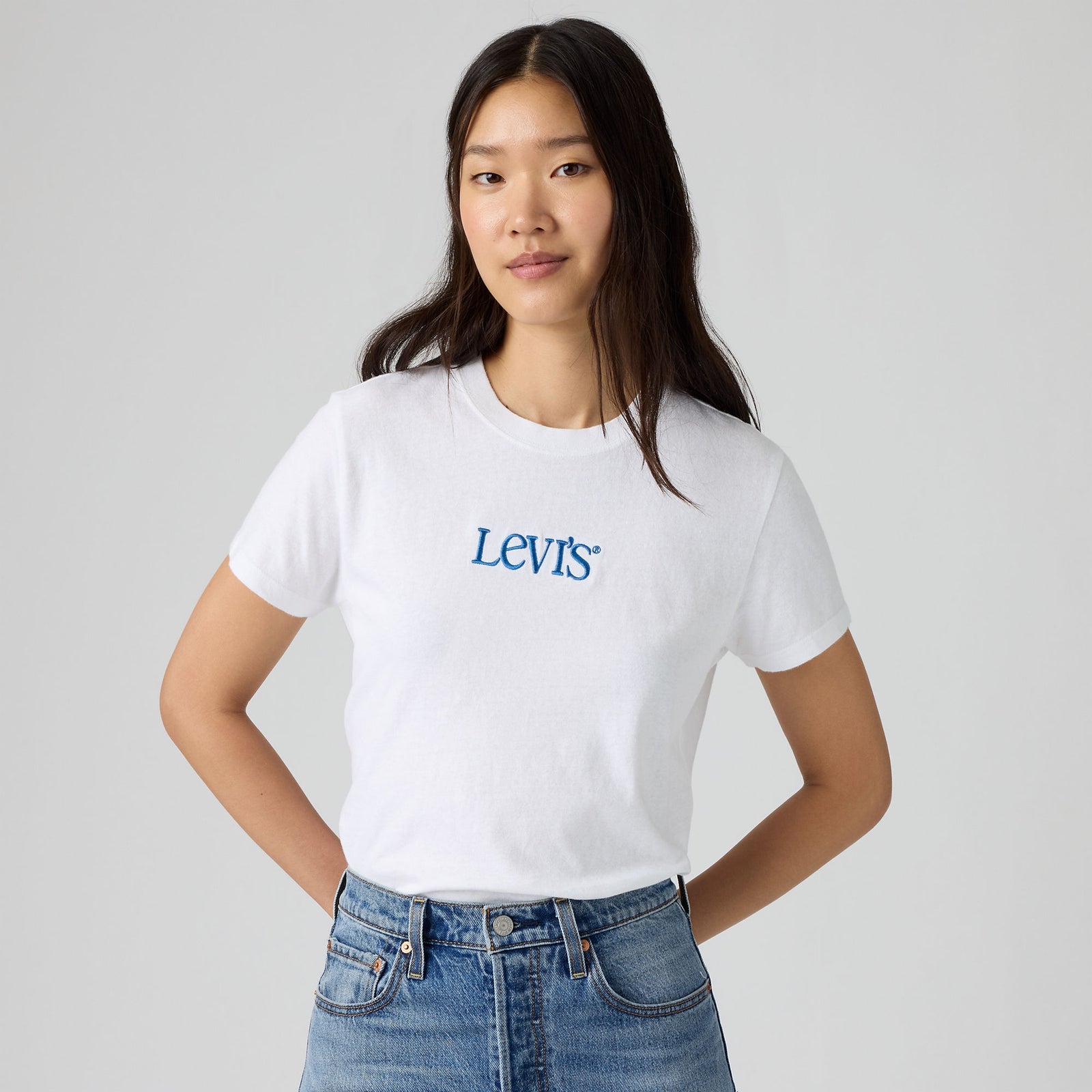levi's® women's graphic favorite tee 005GV0086XS- White – Levi's Hong Kong