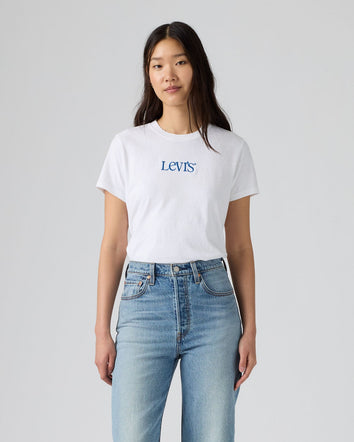 levi's® women's graphic favorite tee 005GV0086XS- White  – Levi's Hong Kong