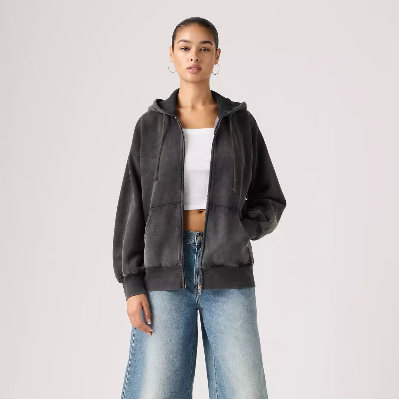 rosé朴彩英同款 復古寬鬆衛衣 | 女裝 00ATW0000XS- Black – Levi's 香港