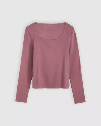 levi's® 方領長袖t恤 | 女裝 005IO0008S- Red  – Levi's 香港