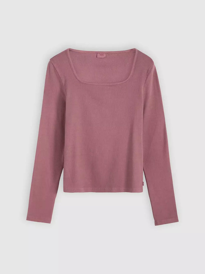 levi's® 方領長袖t恤 | 女裝 005IO0008S- Red  – Levi's 香港