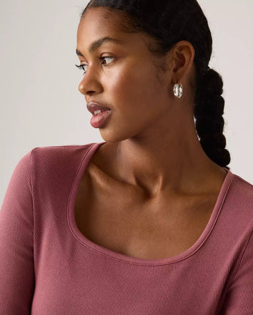 levi's® 方領長袖t恤 | 女裝 005IO0008S- Red  – Levi's 香港