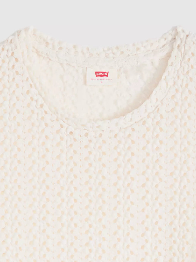 levi's® fiona 花邊蕾絲 t恤 | 女裝   005IQ0000XS- White  – Levi's 香港