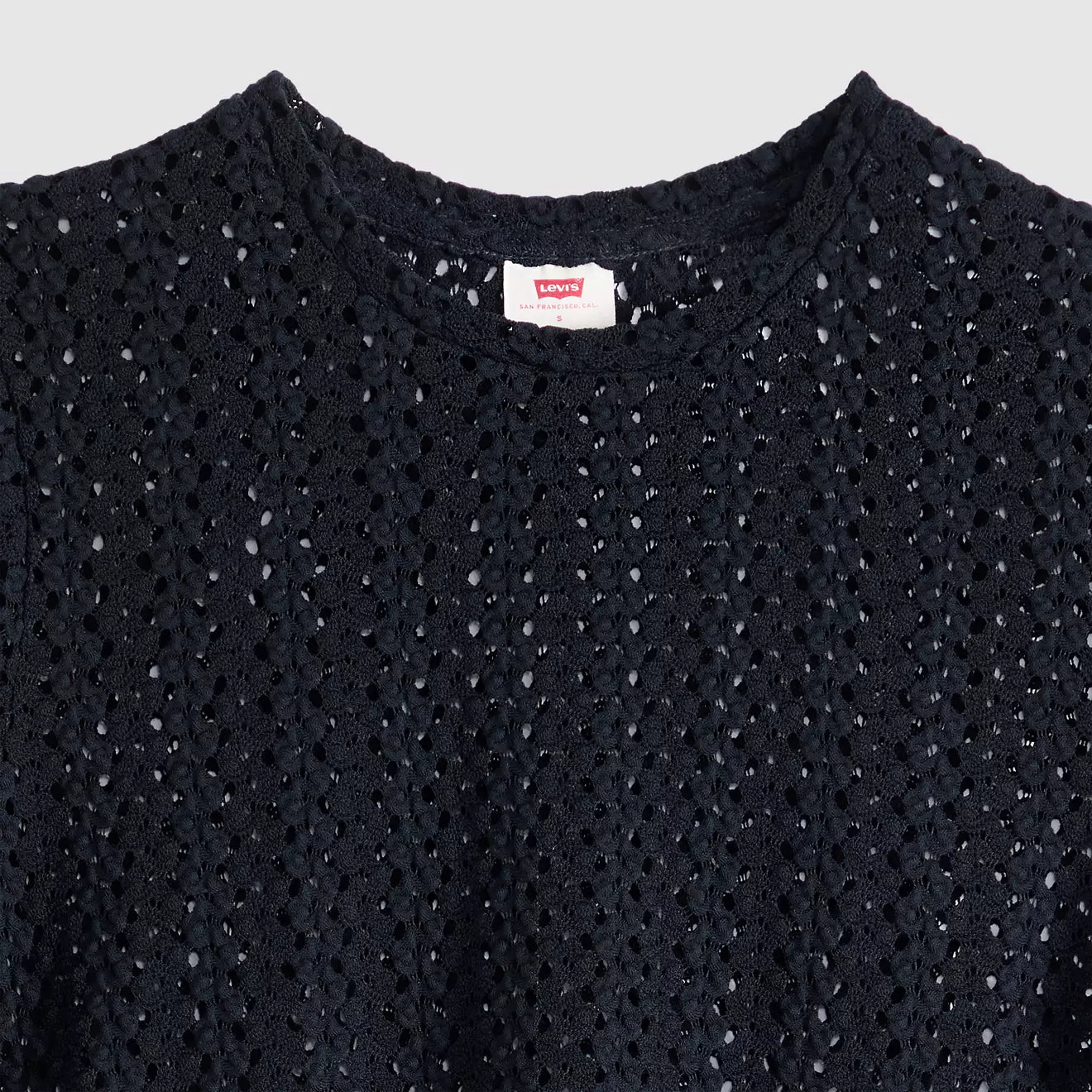 levi's® fiona 花邊蕾絲 t恤 | 女裝   005IQ0001XS- Black – Levi's 香港