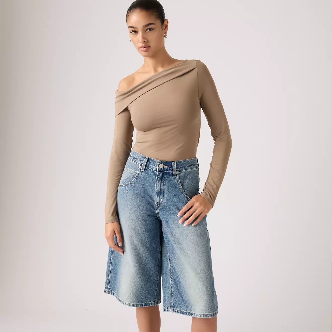 levi's® women's clara off shoulder long-sleeve top 005IT0002XS- Multicolor – Levi's Hong Kong