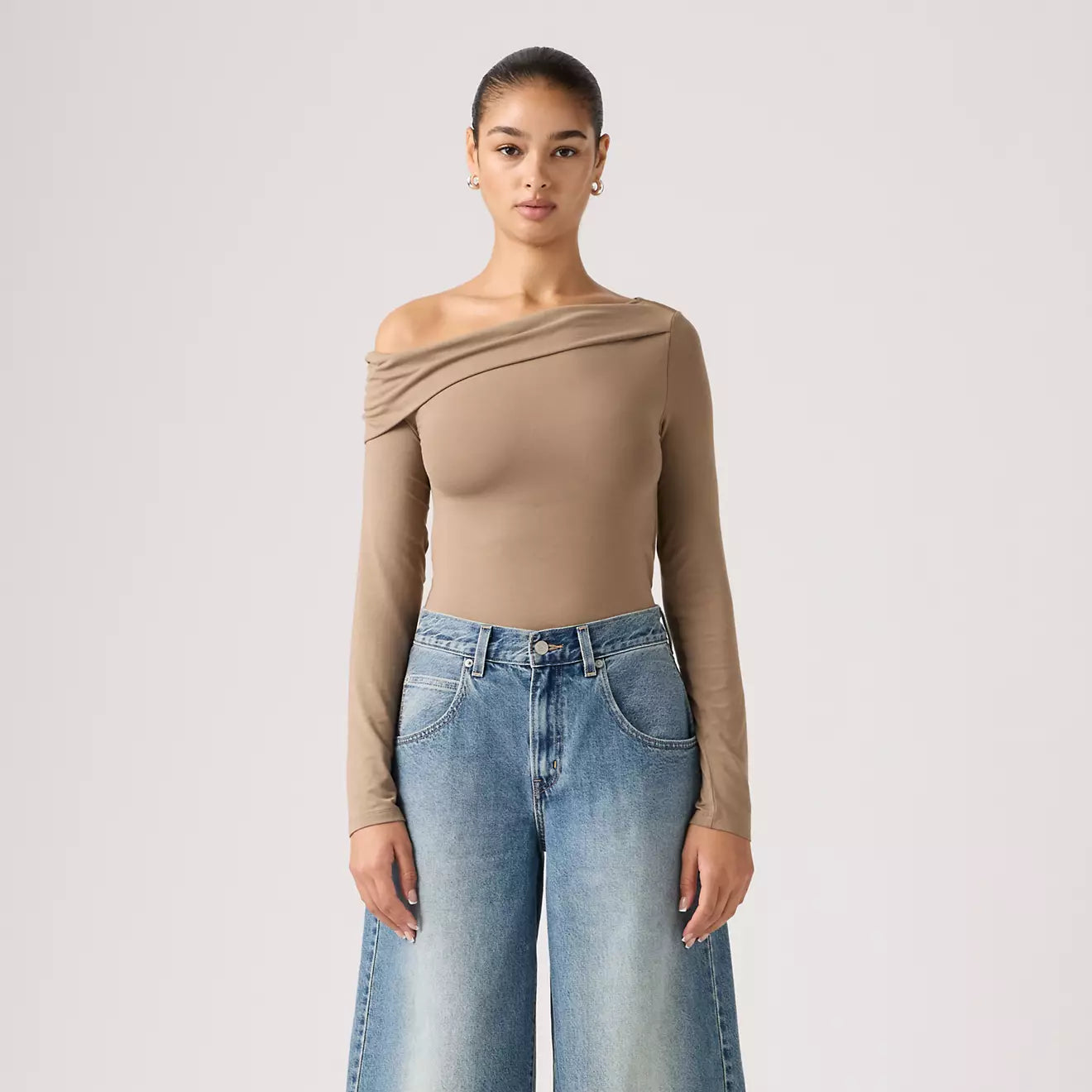 levi's® women's clara off shoulder long-sleeve top 005IT0002XS- Multicolor – Levi's Hong Kong