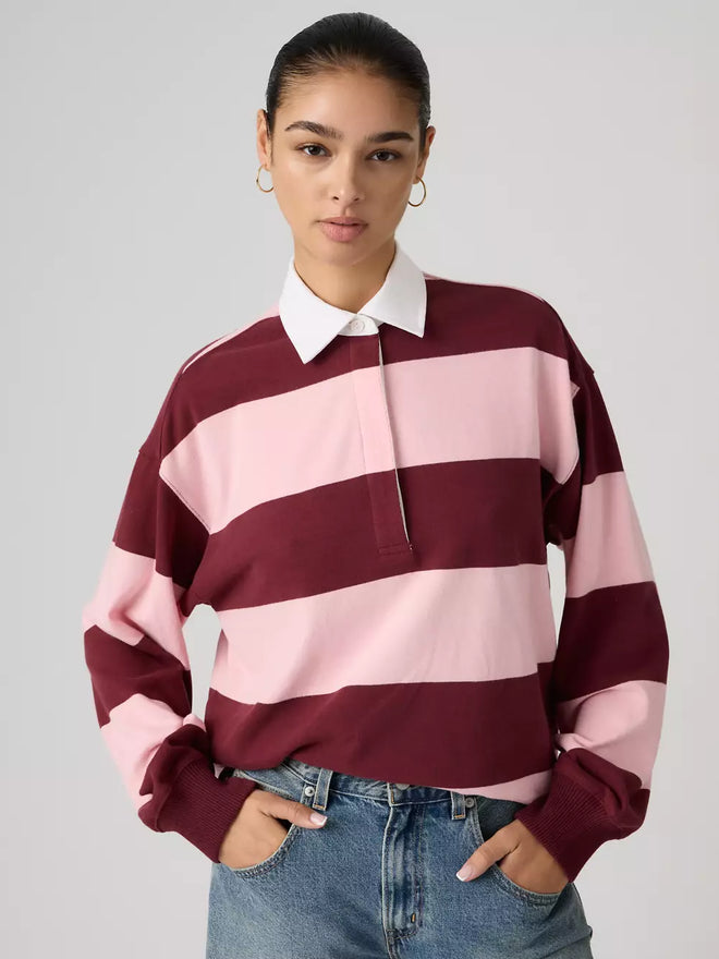 levi's® reenie 欖球長袖上衣 | 女裝 005IY0001XS- Multicolor  – Levi's 香港