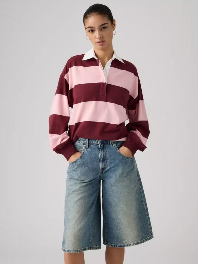 levi's® reenie 欖球長袖上衣 | 女裝 005IY0001XS- Multicolor  – Levi's 香港