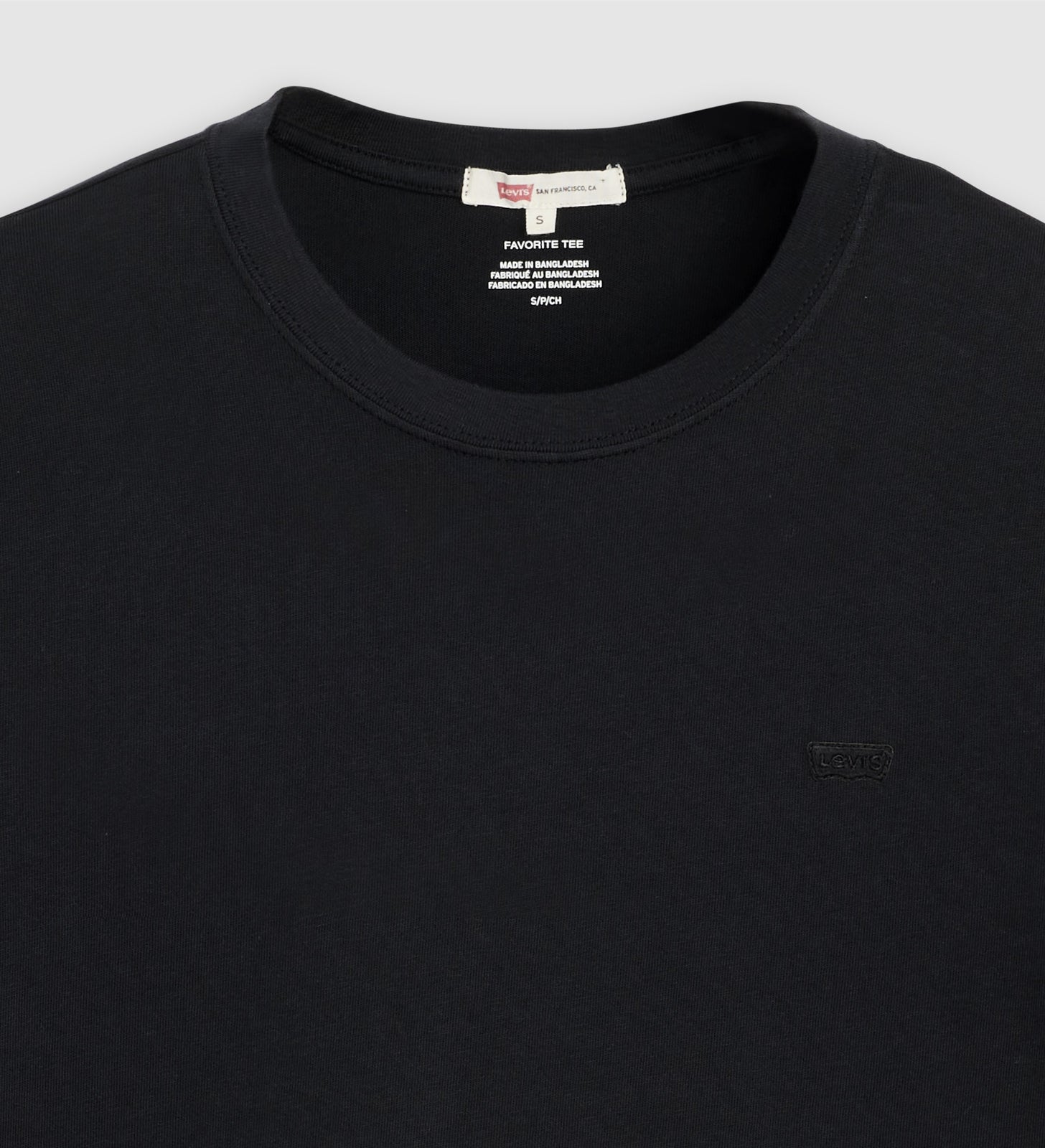 levi's® women's favorite cotton tee 005J20049XS- Black – Levi's Hong Kong