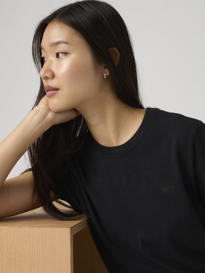 rosé朴彩英同款 levi's® favorite 棉質 t 恤 | 女裝 005J20049XS- Black  – Levi's 香港