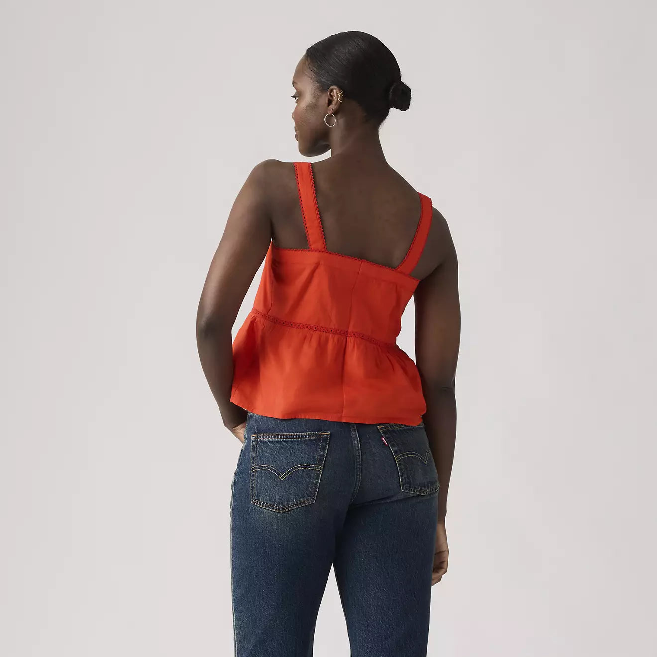 levi's® mimi 襯衫 | 女裝   005KV0003XS- Red – Levi's 香港