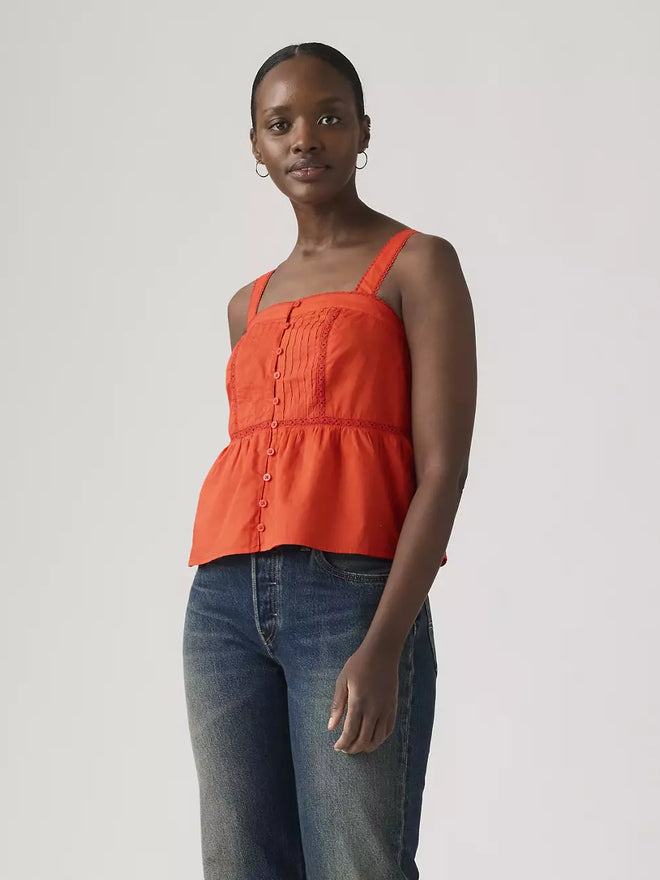 levi's® women's mimi blouse 005KV0003XS- Red  – Levi's Hong Kong