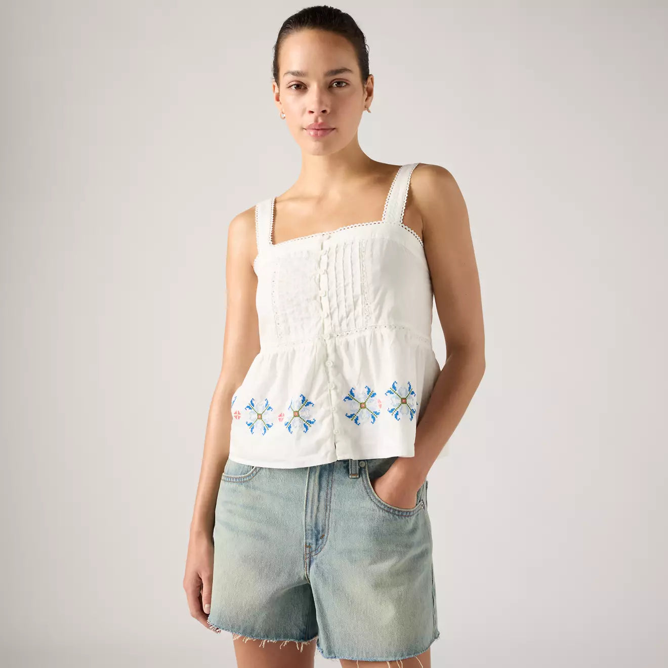 levi's® mimi 襯衫 | 女裝   005KV0004XS- Multicolor – Levi's 香港