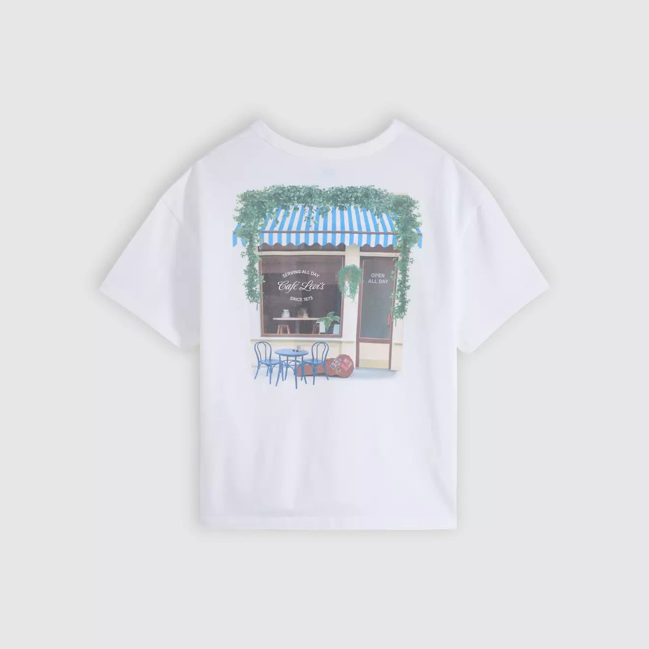 levi's® graphic vintage 復古短袖圖案 t 恤 | 女裝   005OY0041S- White – Levi's 香港