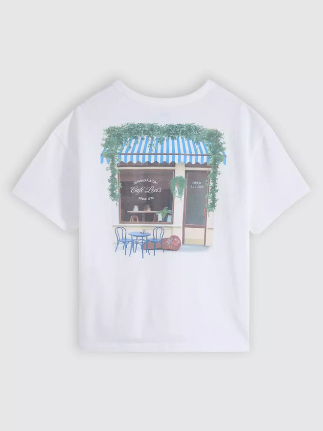 levi's® graphic vintage 復古短袖圖案 t 恤 | 女裝   005OY0041S- White  – Levi's 香港
