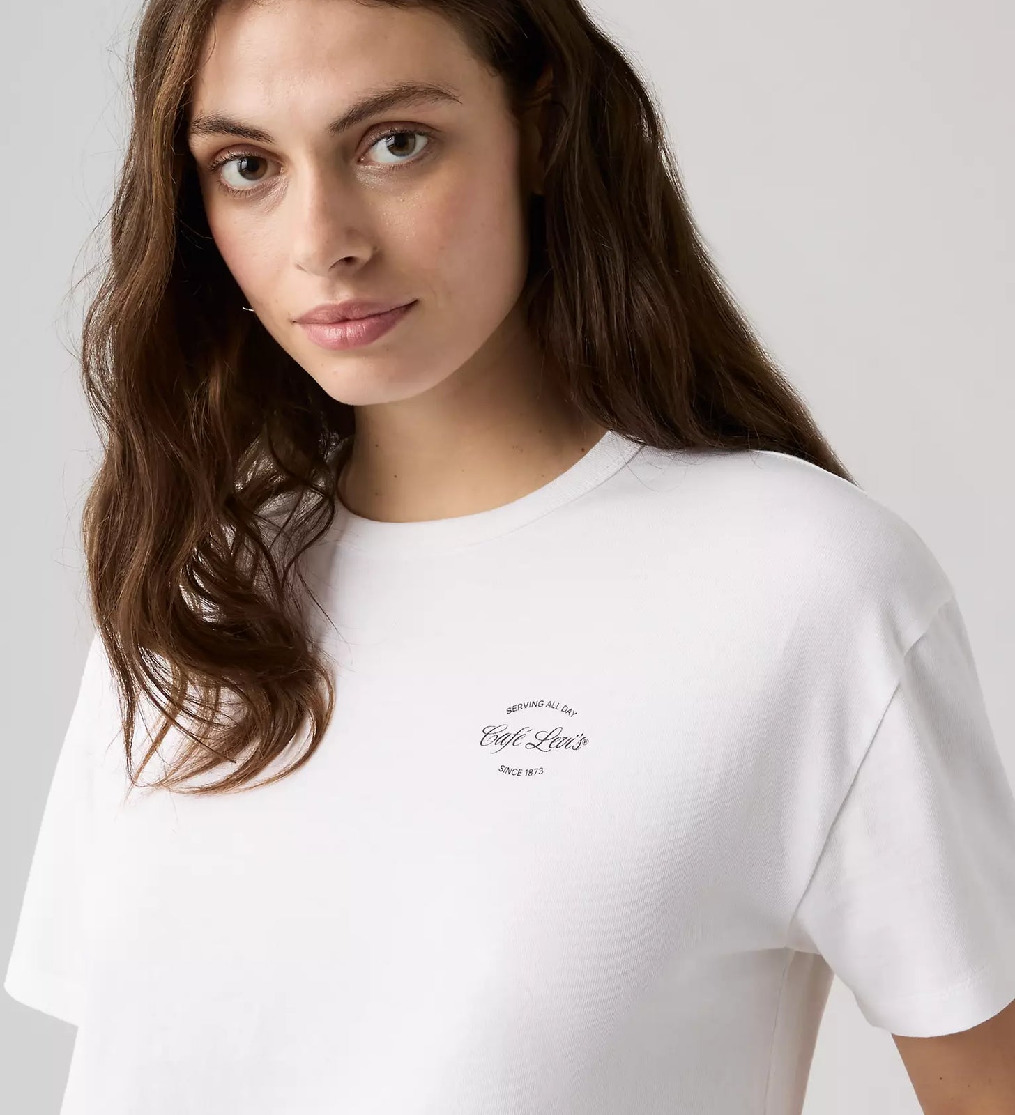 levi's® graphic vintage 復古短袖圖案 t 恤 | 女裝   005OY0041XS- White – Levi's 香港